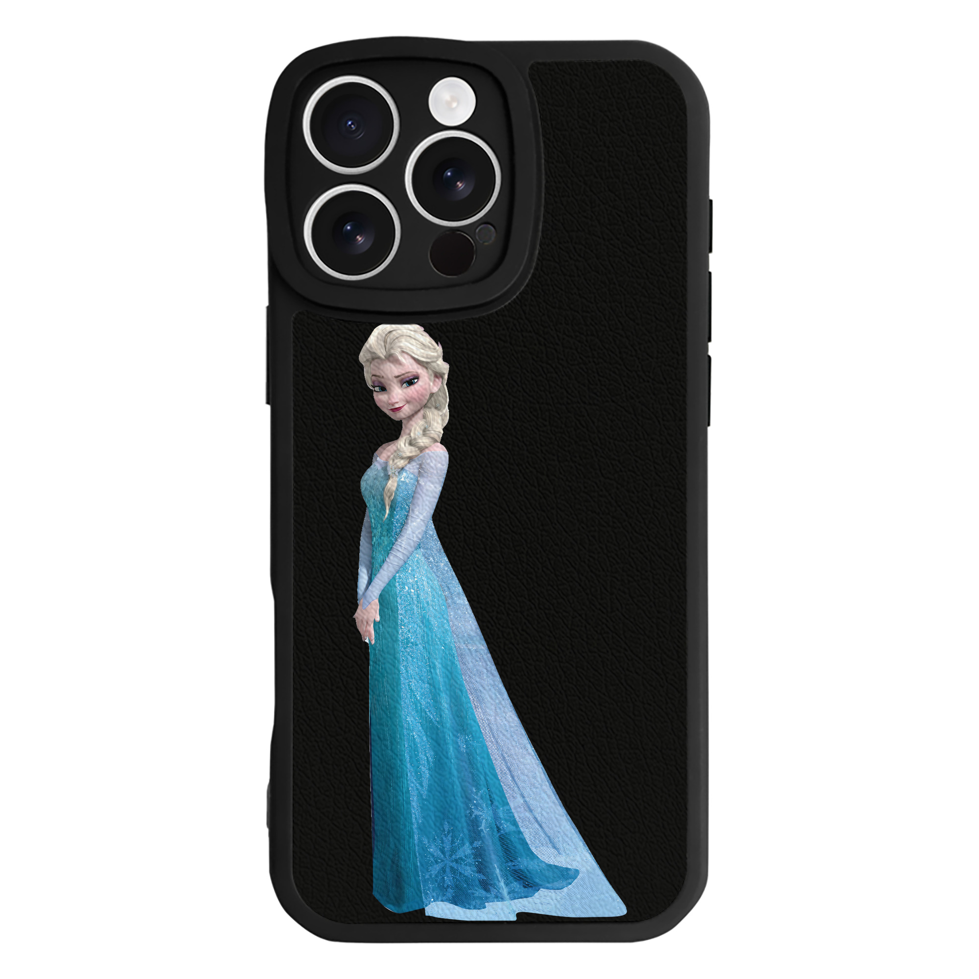（画像用） アナと雪の女王 アンナ エルサ Frozen Anna Elsa 【iPhone 16シリーズ対応】シリコンスマホケース（レザー調） 材質：シリコン